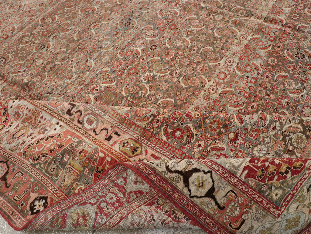 Antique Persian Bidjar Carpet, No.23684 - Staging