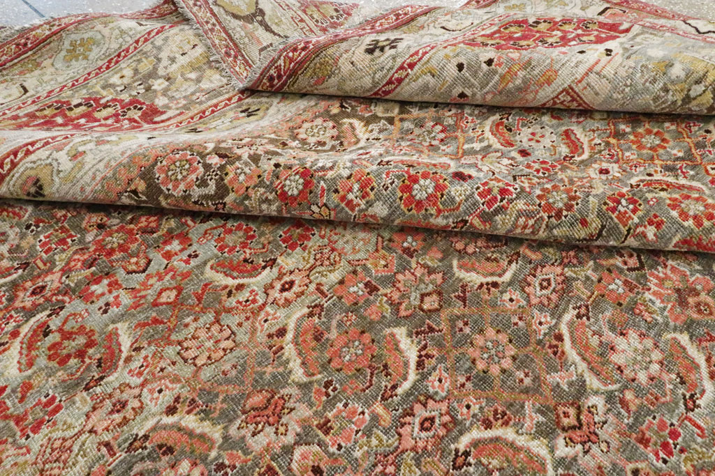 Antique Persian Bidjar Carpet, No.23684 - Staging