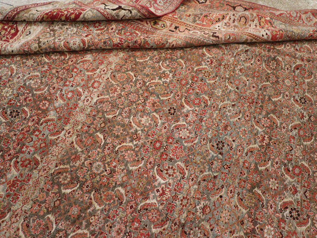 Antique Persian Bidjar Carpet, No.23684 - Staging