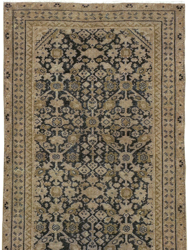 Vintage Persian Malayer Runner, No.23686 - Staging