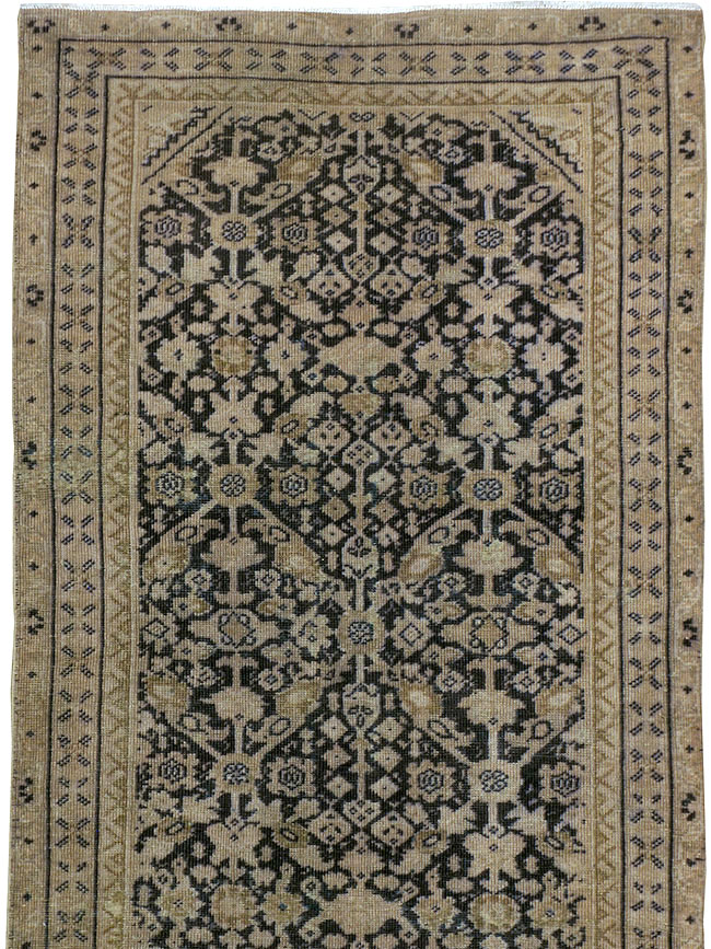 Vintage Persian Malayer Runner, No.23686 - Staging