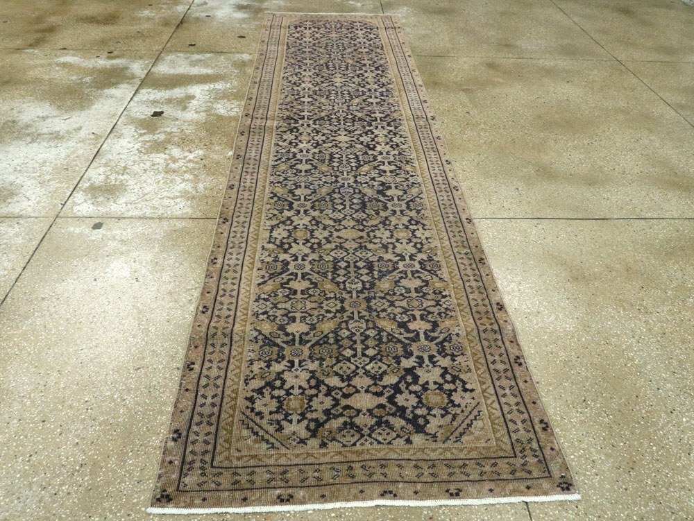 Vintage Persian Malayer Runner, No.23686 - Staging