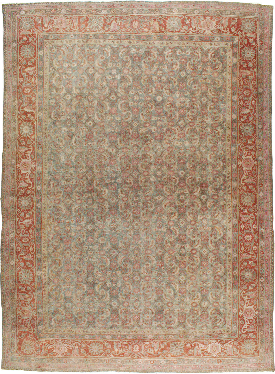 Antique Persian Malayer Carpet, No.23688 - Staging