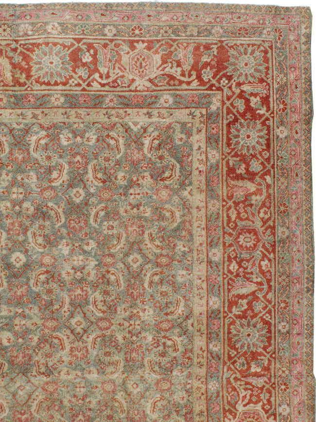 Antique Persian Malayer Carpet, No.23688 - Staging