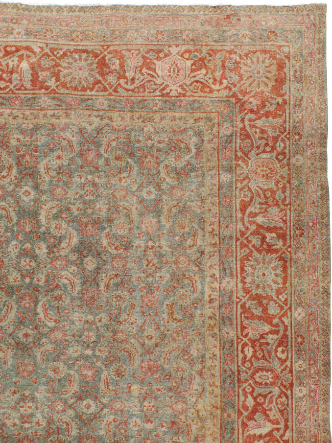 Antique Persian Malayer Carpet, No.23688 - Staging