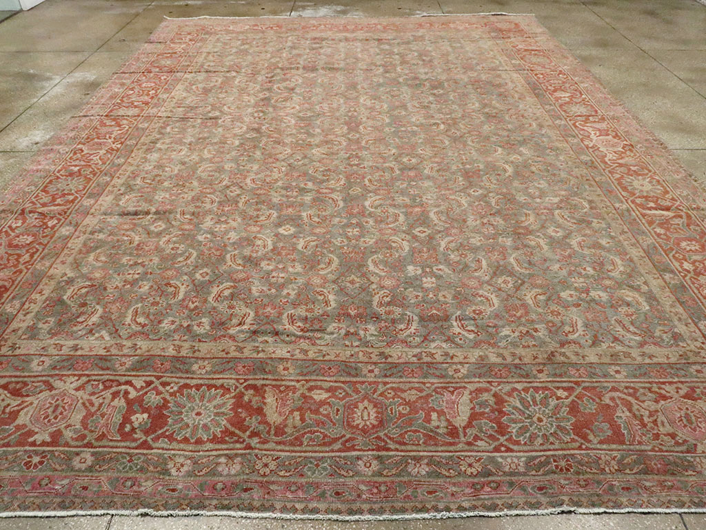 Antique Persian Malayer Carpet, No.23688 - Staging