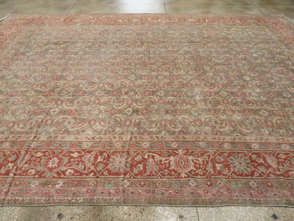 Antique Persian Malayer Carpet, No.23688 - Staging