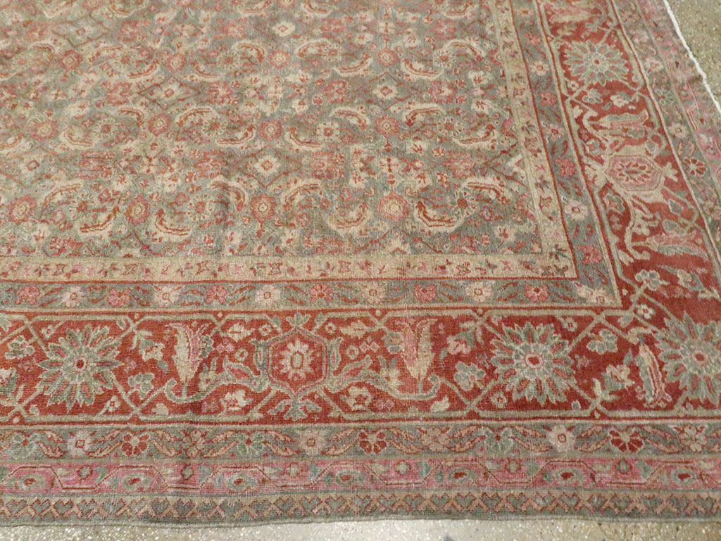 Antique Persian Malayer Carpet, No.23688 - Staging