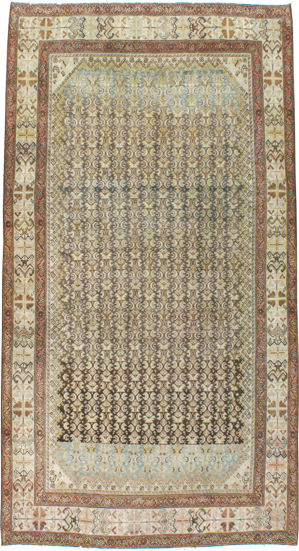 Vintage Persian Malayer Carpet, No.23690 - Staging