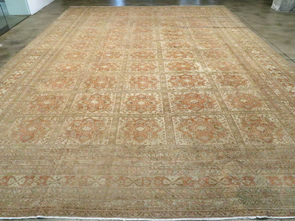 Antique Persian Afshar Carpet, No.23692 - Staging