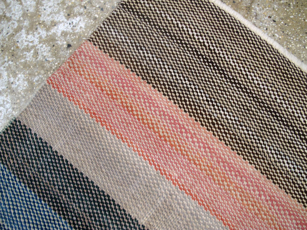 Vintage Persian Malayer Modernist Rug, No.23696 - Staging