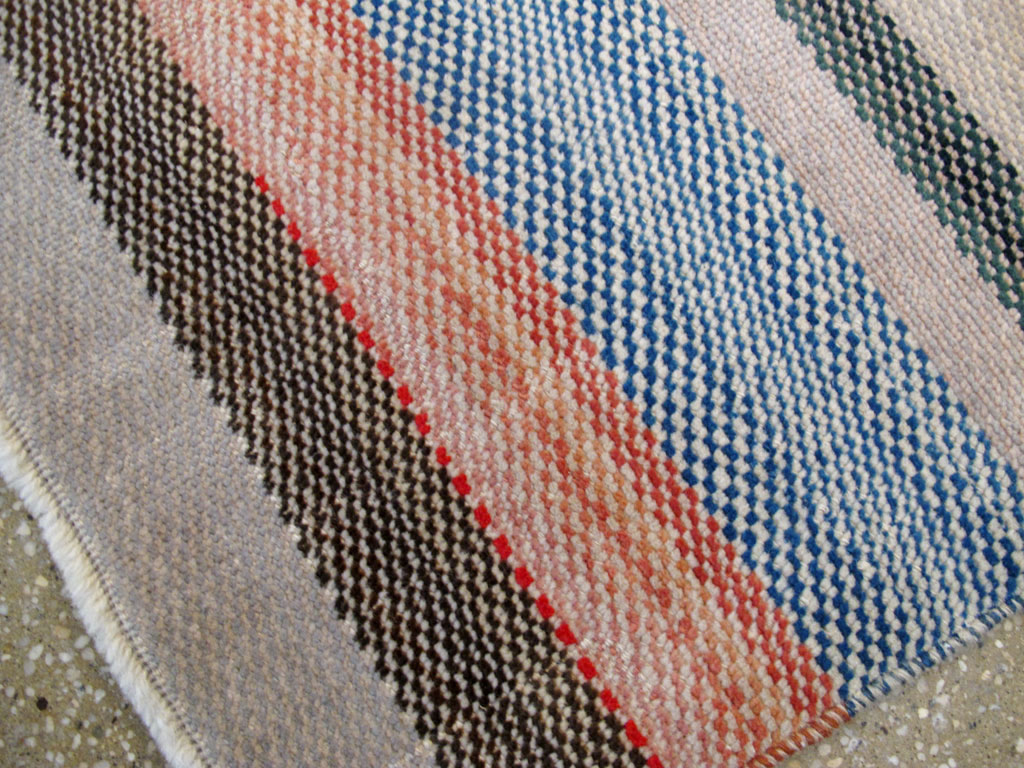 Vintage Persian Malayer Modernist Rug, No.23696 - Staging