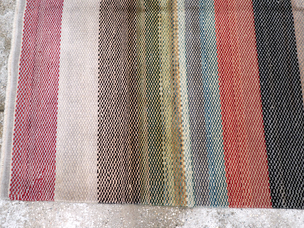 Vintage Persian Malayer Modernist Rug, No.23699 - Staging