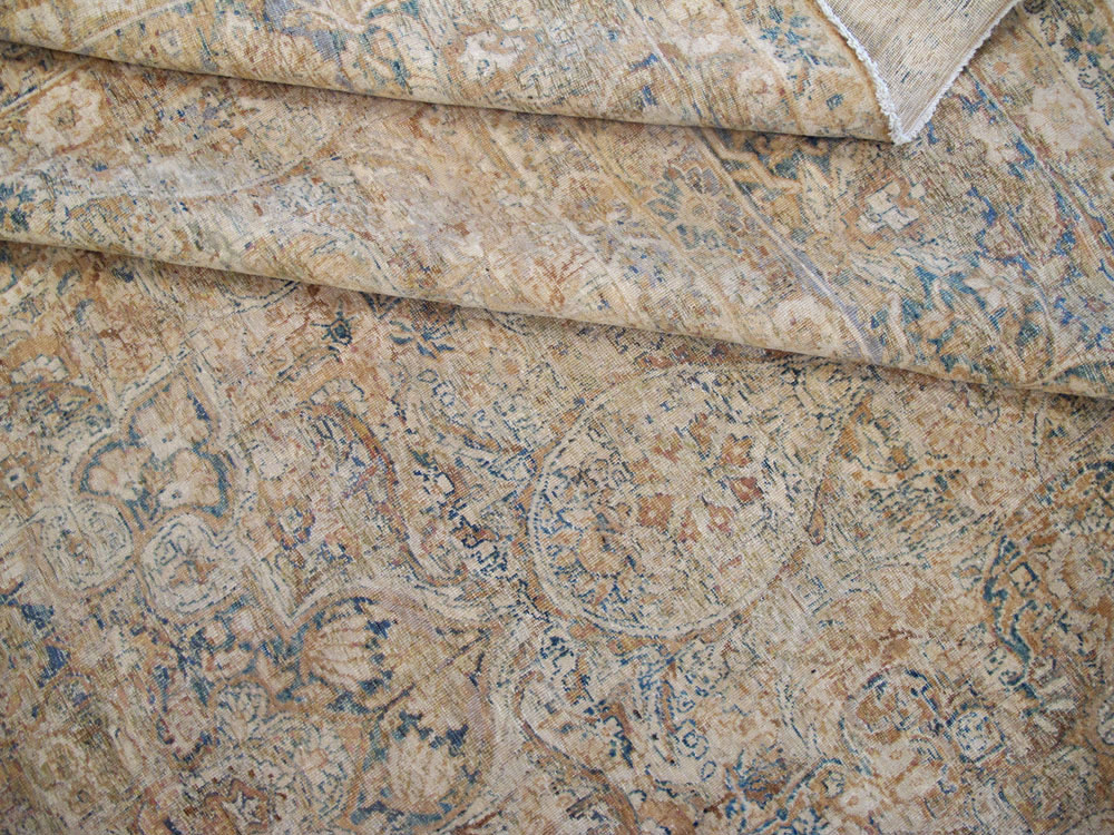 Antique Persian Lavar Kerman Carpet, No.23704 - Staging