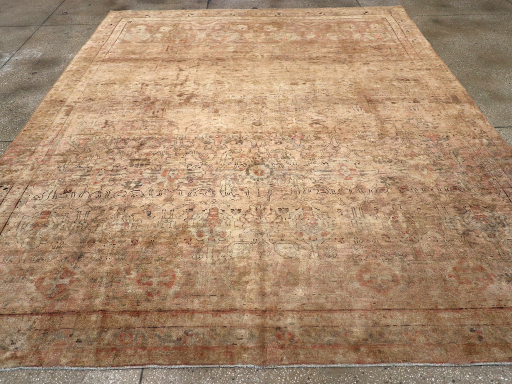 Vintage Turkish Sivas Carpet, No.23708 - Staging