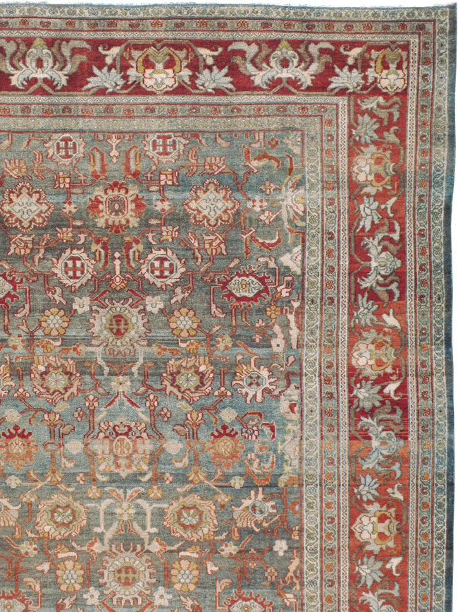 Antique Persian Bibikabad Carpet, No.23714 - Staging