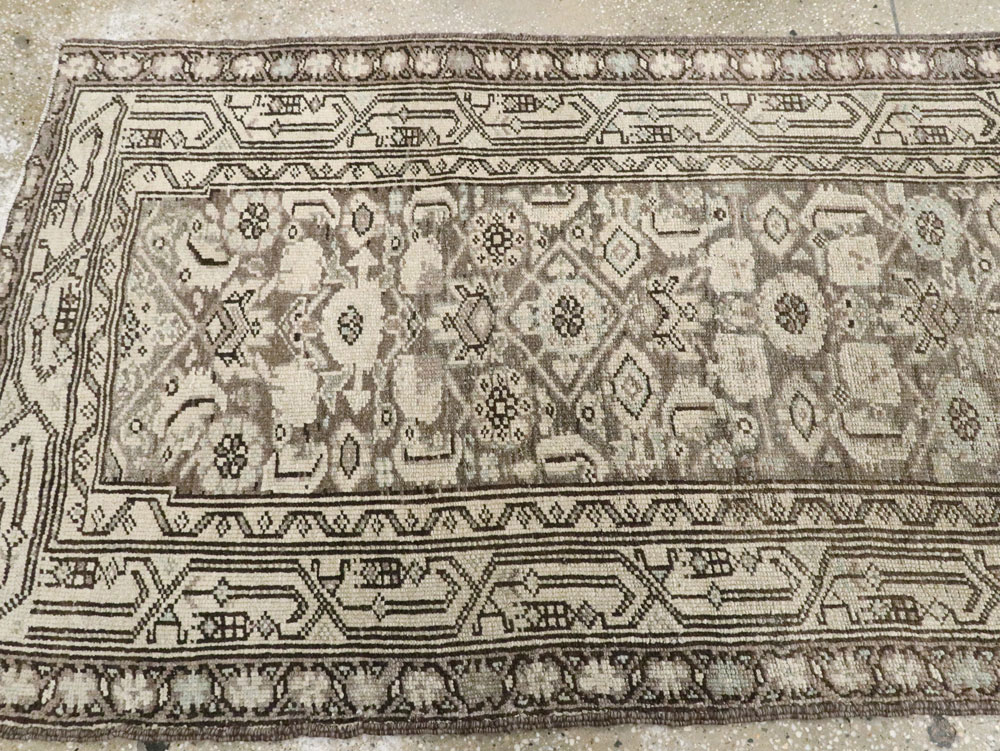 Antique Persian Malayer Runner, No.23716 - Staging