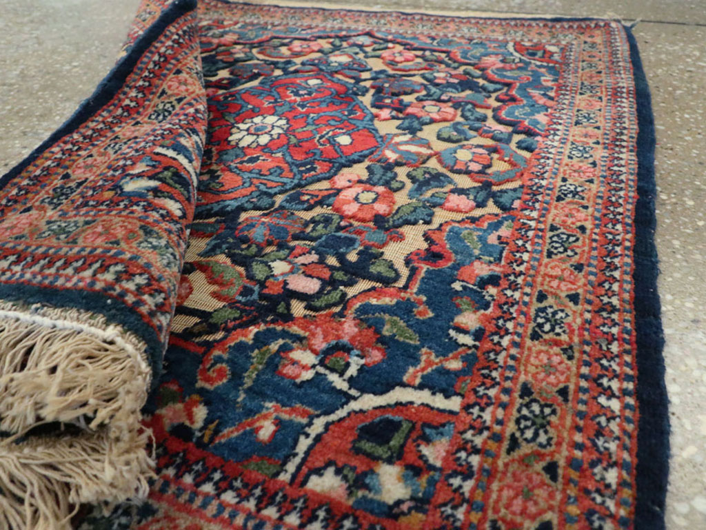 Antique Persian Souf Kashan Rug (Pair: 1 of 2), No.23718 - Staging