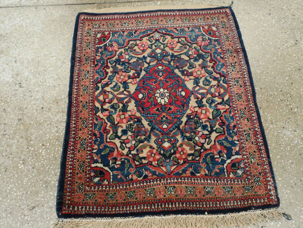 Antique Persian Souf Kashan Rug (Pair: 2 of 2), No.23719 - Staging