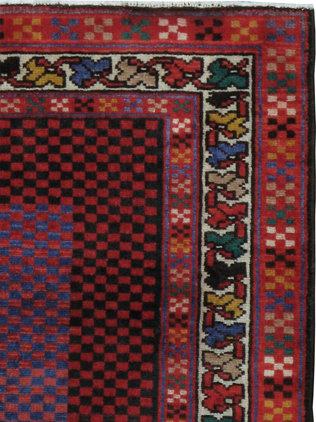 Vintage Persian Malayer Modernist Rug (Pair: 2 of 2), No.23731 - Staging