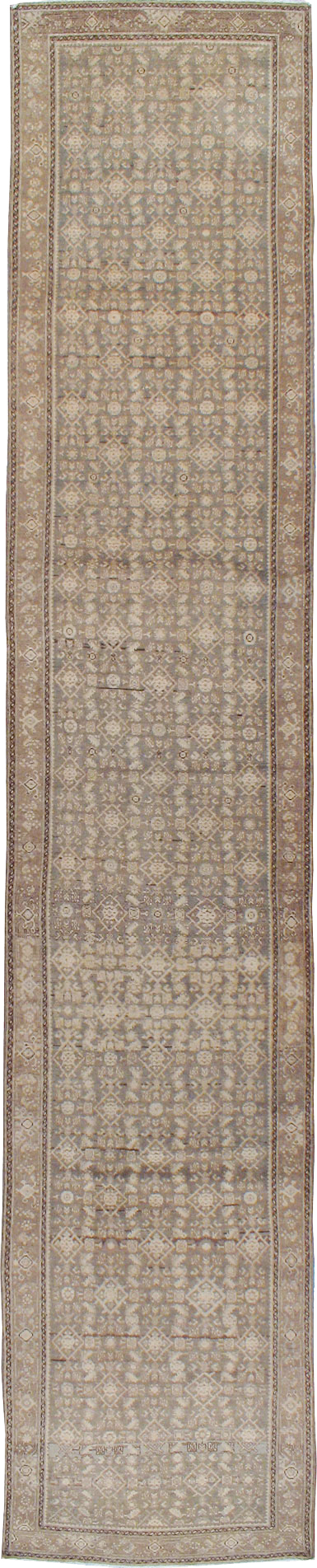 Vintage Persian Malayer Runner, No.23734 - Staging