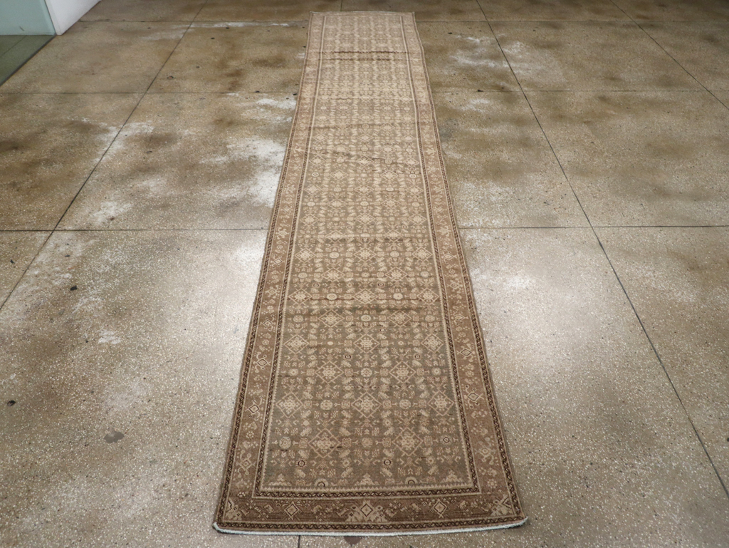 Vintage Persian Malayer Runner, No.23734 - Staging