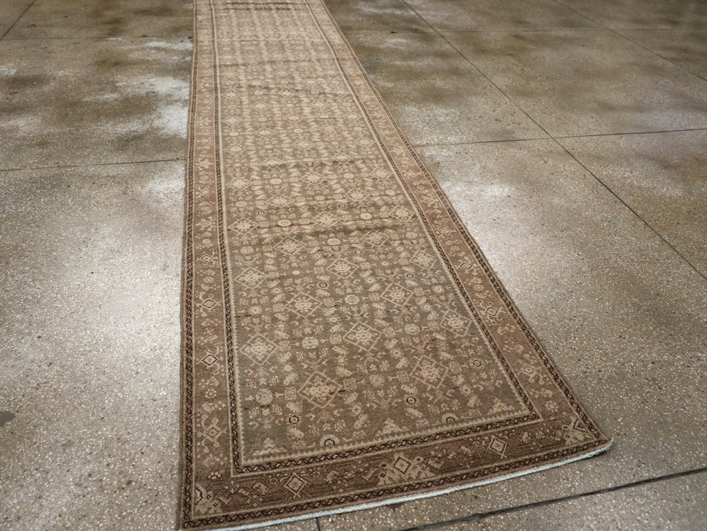 Vintage Persian Malayer Runner, No.23734 - Staging