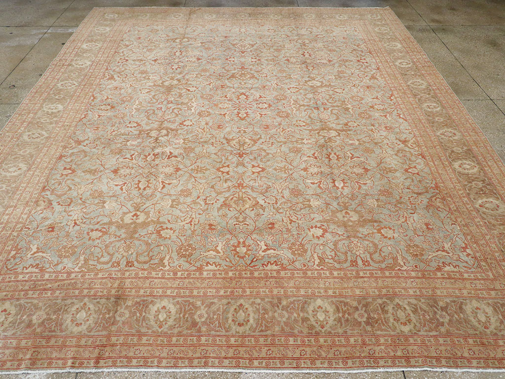 Antique Persian Tabriz Carpet, No.23735 - Staging