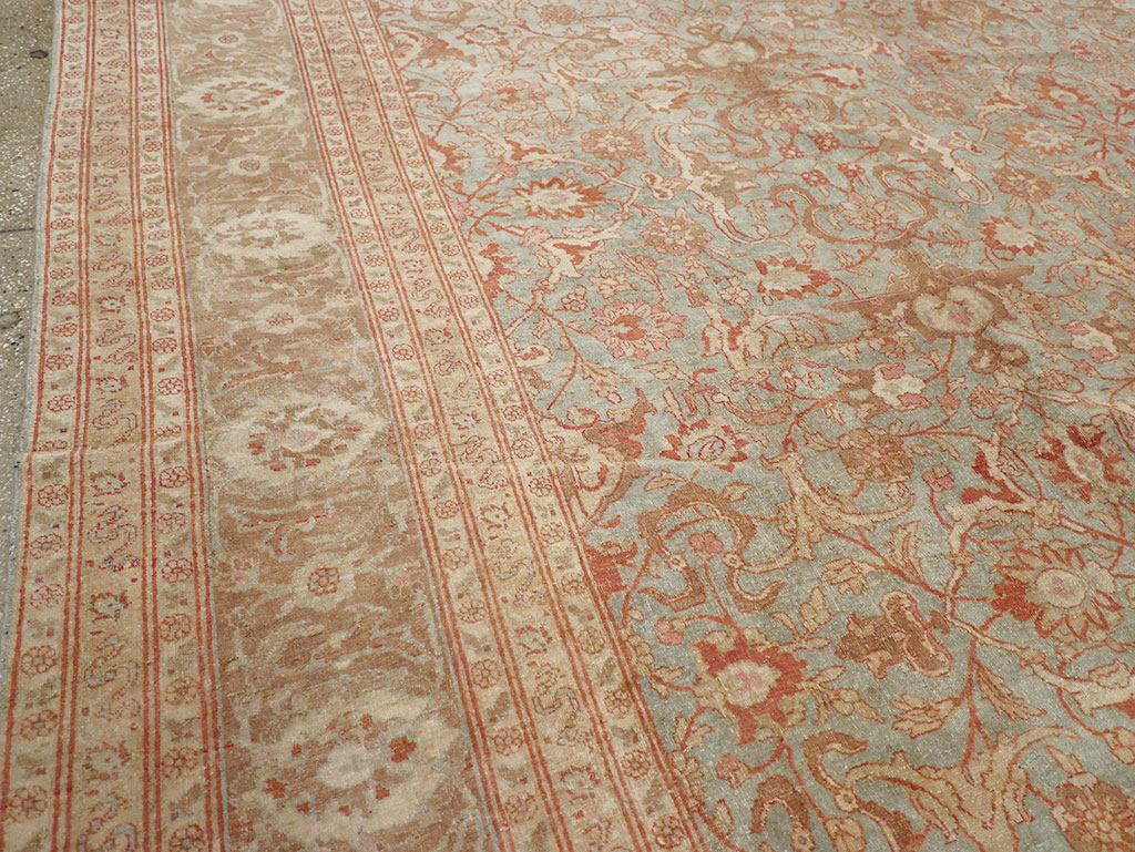 Antique Persian Tabriz Carpet, No.23735 - Staging