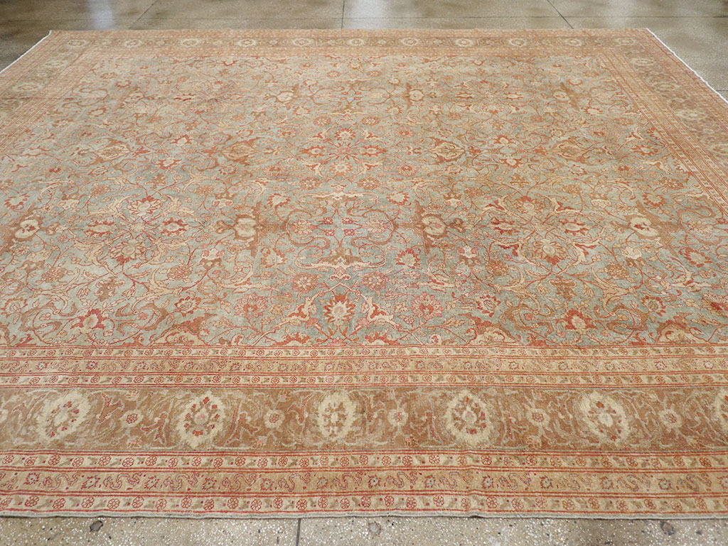 Antique Persian Tabriz Carpet, No.23735 - Staging