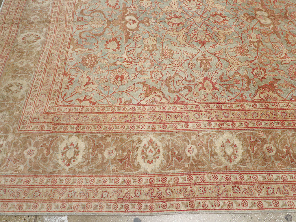 Antique Persian Tabriz Carpet, No.23735 - Staging