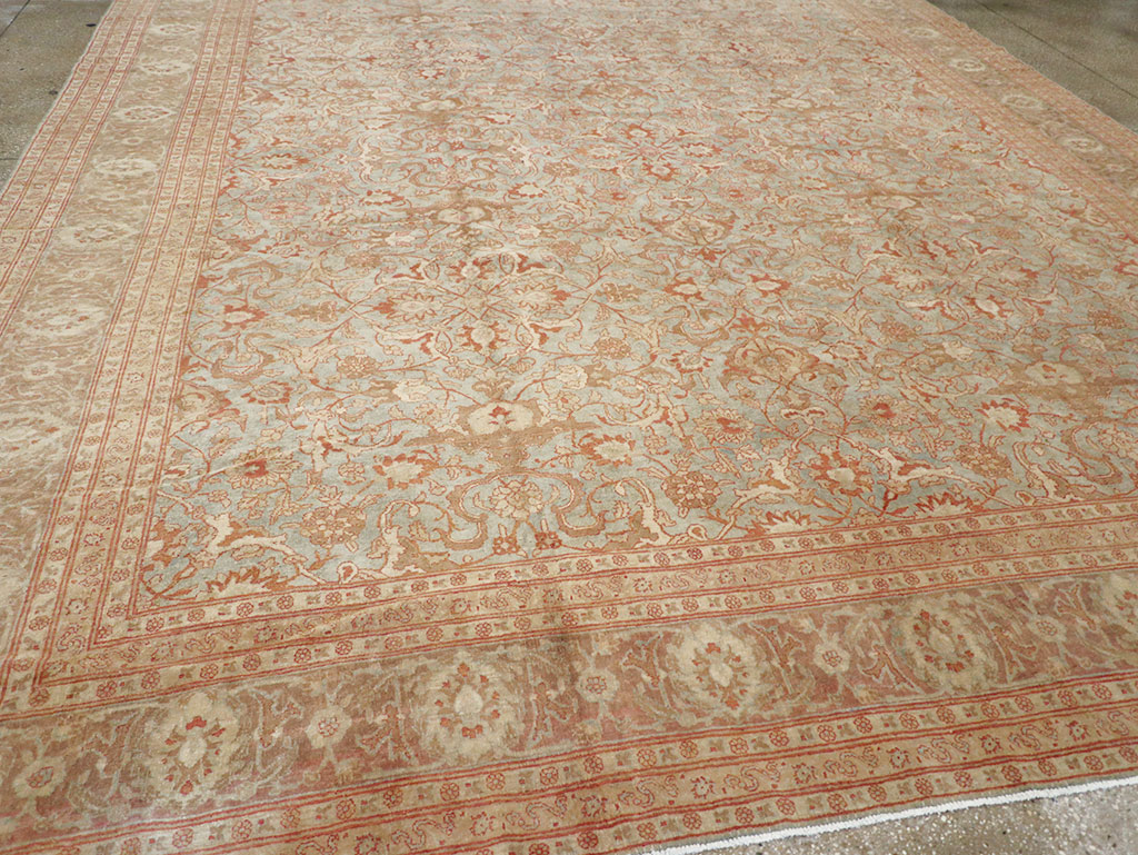 Antique Persian Tabriz Carpet, No.23735 - Staging