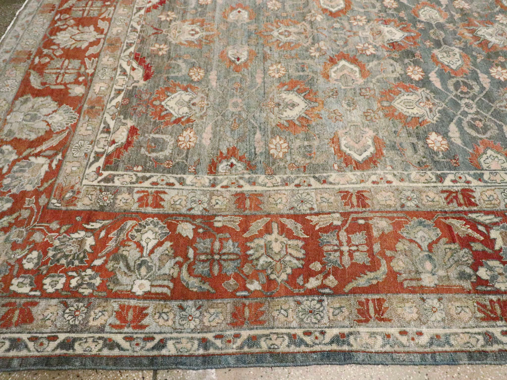 Antique Persian Bibikabad Carpet, No.23743 - Staging