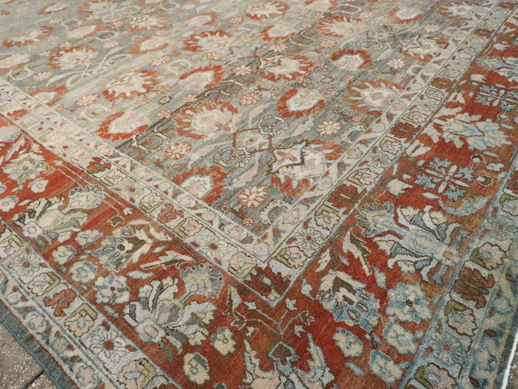 Antique Persian Bibikabad Carpet, No.23743 - Staging