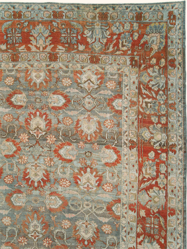 Antique Persian Bibikabad Carpet, No.23743 - Staging