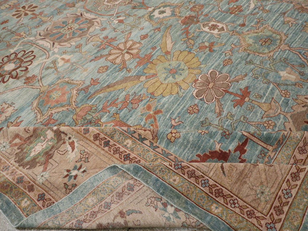 Vintage Persian Mahal Oversize Carpet, No.23745 - Staging