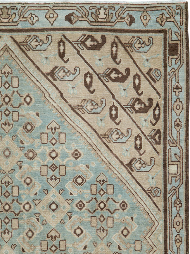 Vintage Persian Malayer Rug (Pair: 1 of 2), No.23753 - Staging