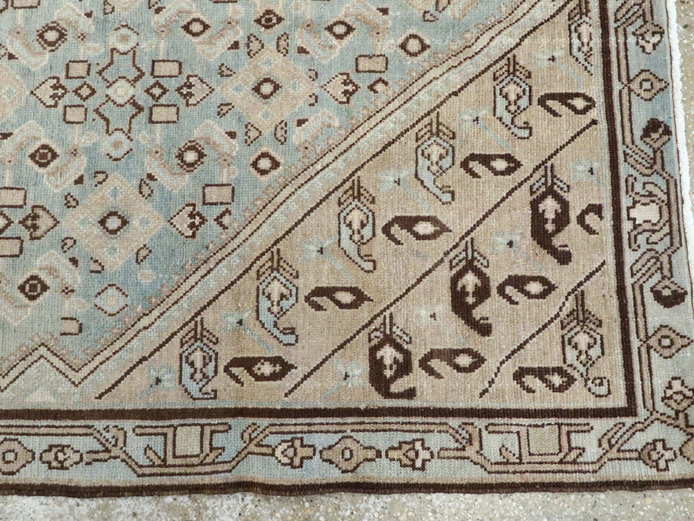 Vintage Persian Malayer Rug (Pair: 1 of 2), No.23753 - Staging