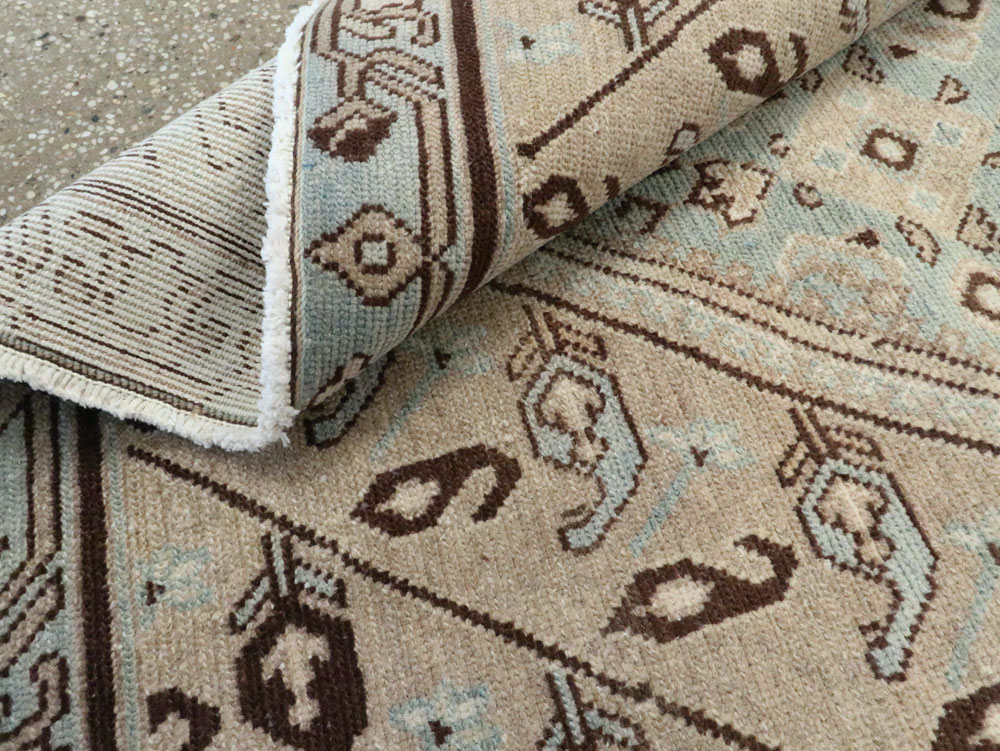 Vintage Persian Malayer Rug (Pair: 1 of 2), No.23753 - Staging