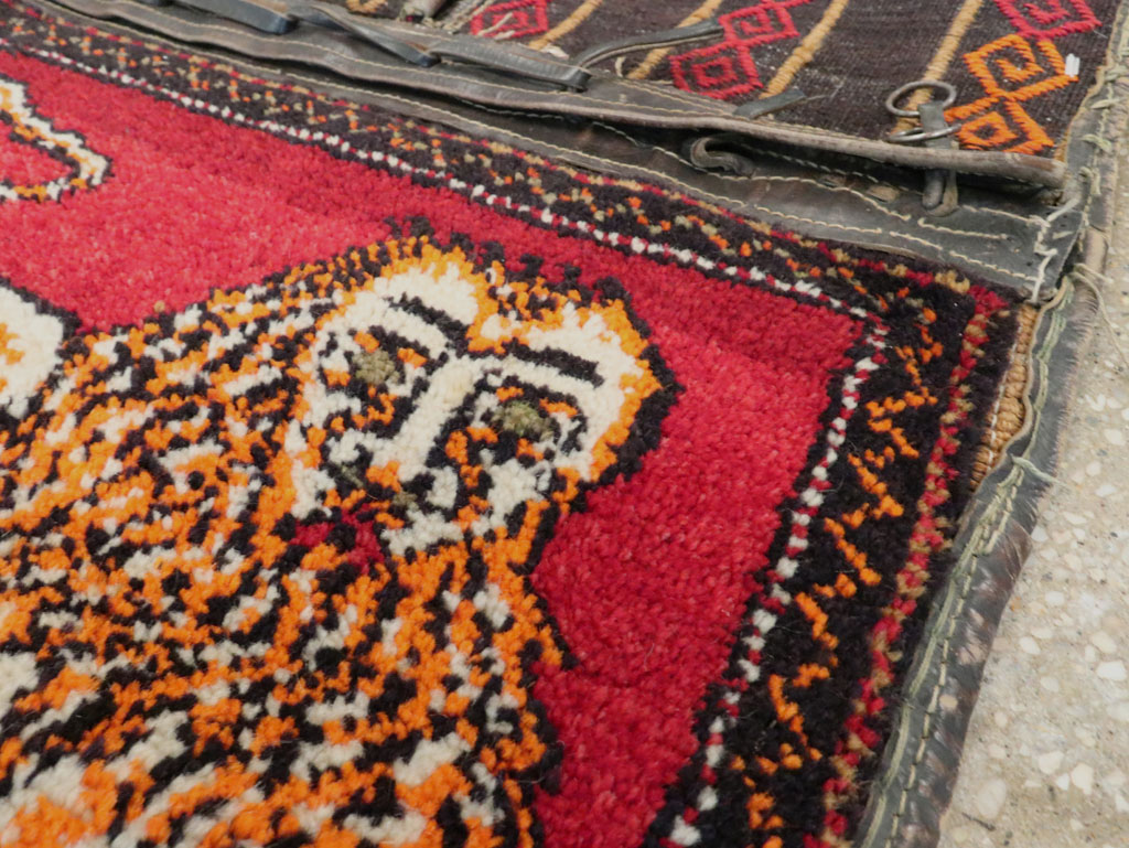 Vintage Persian Pictorial Bag Face, No.23755 - Staging