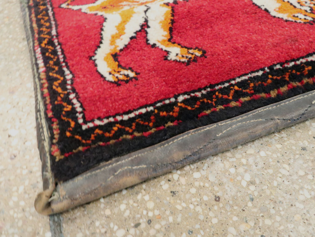 Vintage Persian Pictorial Bag Face, No.23755 - Staging