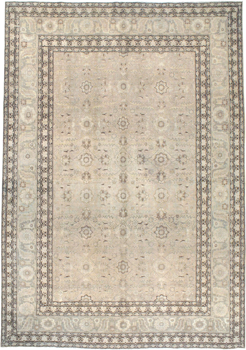 Antique Persian Tabriz Carpet, No.23756 - Staging
