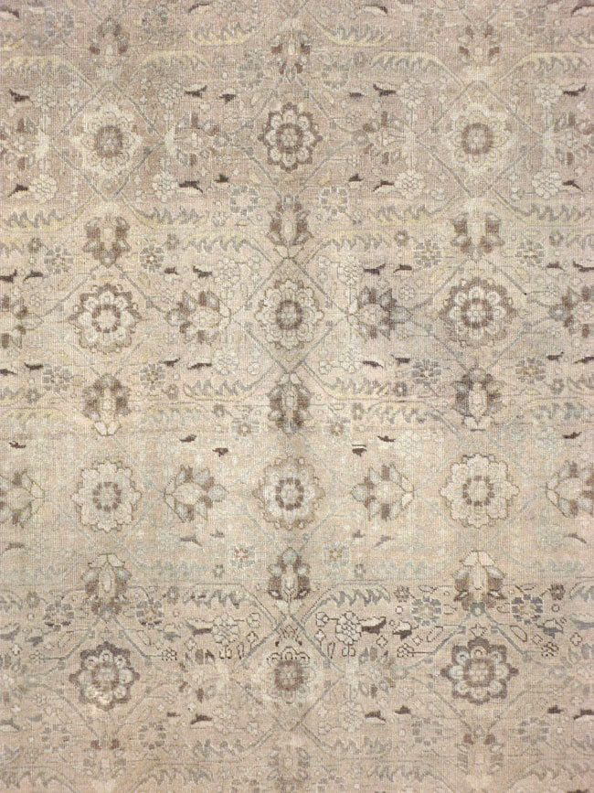 Antique Persian Tabriz Carpet, No.23756 - Staging