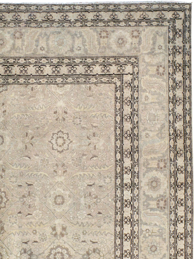 Antique Persian Tabriz Carpet, No.23756 - Staging