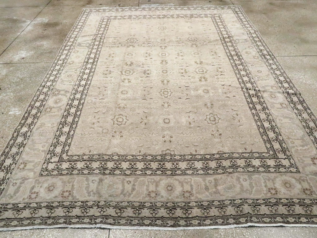Antique Persian Tabriz Carpet, No.23756 - Staging