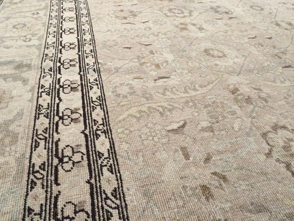 Antique Persian Tabriz Carpet, No.23756 - Staging