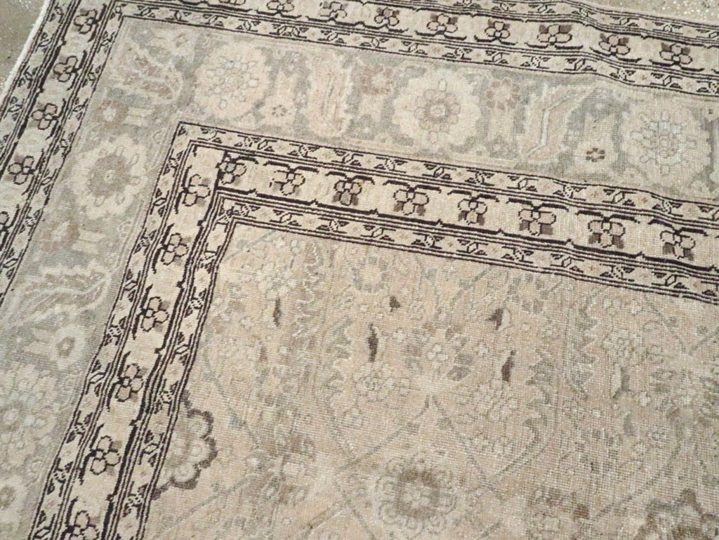 Antique Persian Tabriz Carpet, No.23756 - Staging