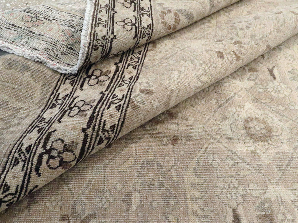 Antique Persian Tabriz Carpet, No.23756 - Staging