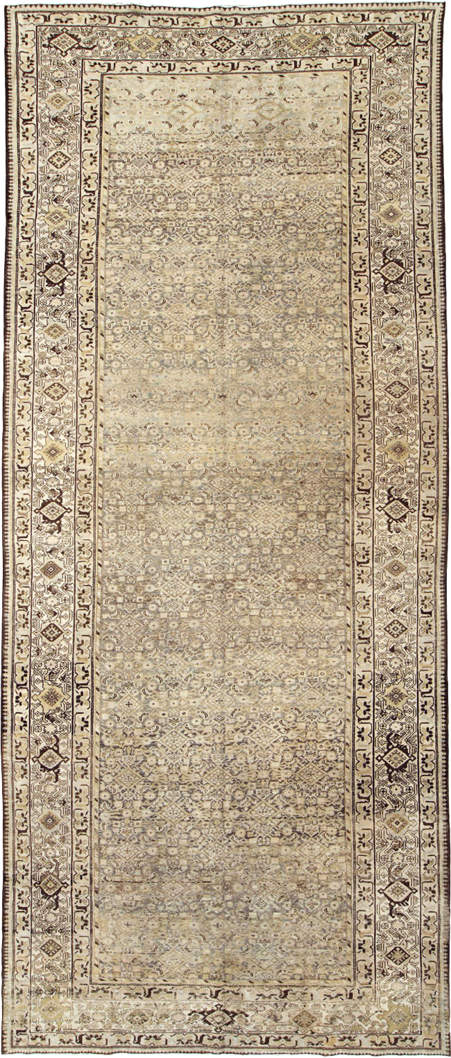 Vintage Persian Malayer Gallery Carpet, No.23764 - Staging