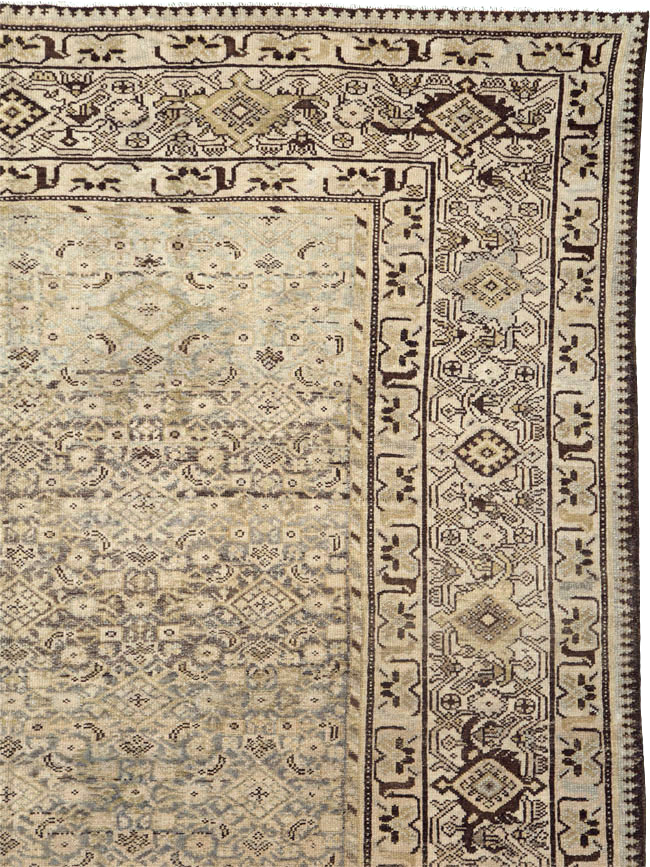 Vintage Persian Malayer Gallery Carpet, No.23764 - Staging
